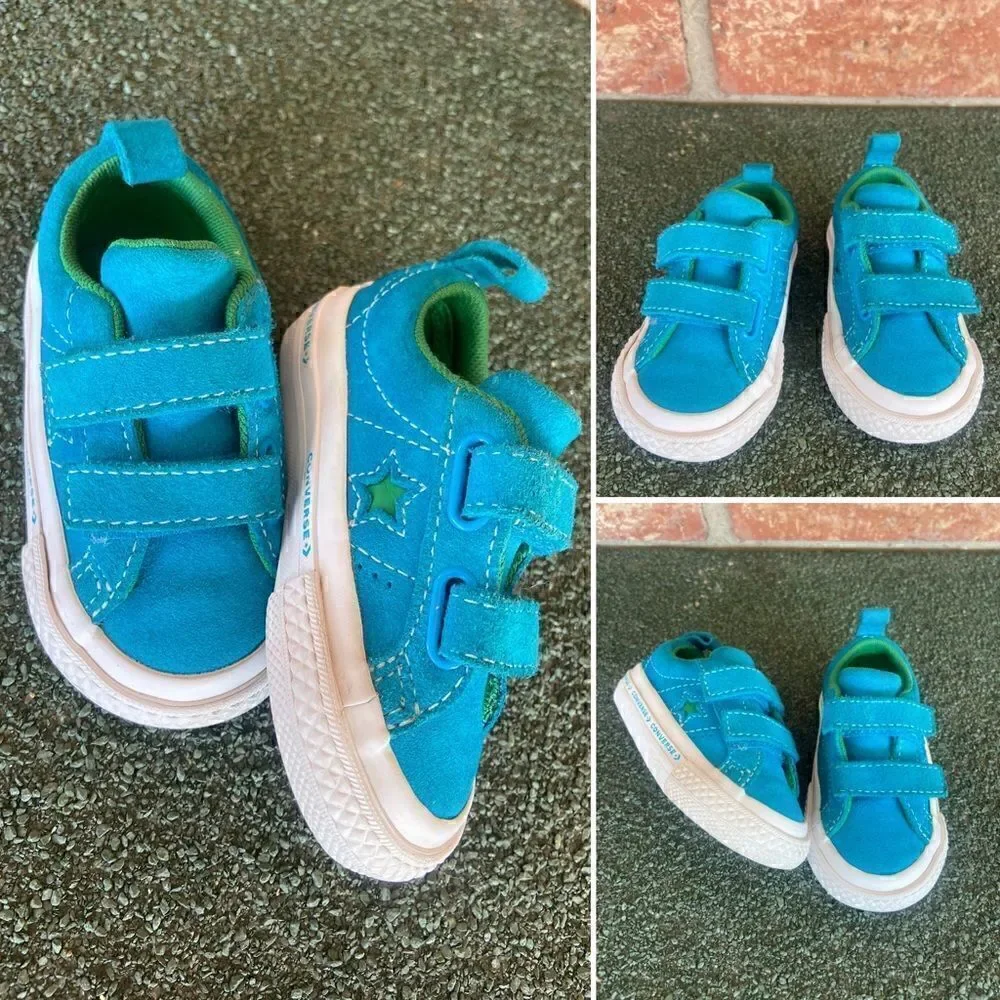 Converse Toddler baby Toddler One Star 2V Ox Hawaiian Ocean Size 4